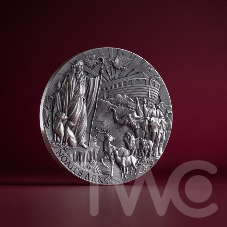 Read more about the article The Noah’s Ark Bible Stories 2 oz Antique finish Silver Coin CFA Cameroon 2025