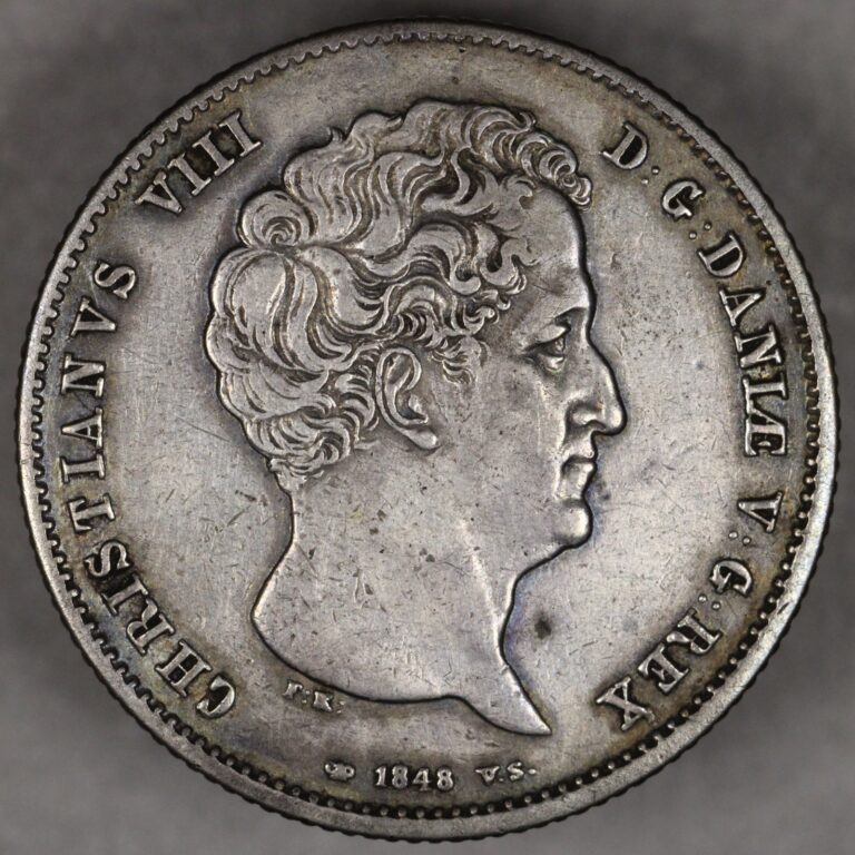 Read more about the article 1848 Denmark Silver 1 Rigsbankdaler
