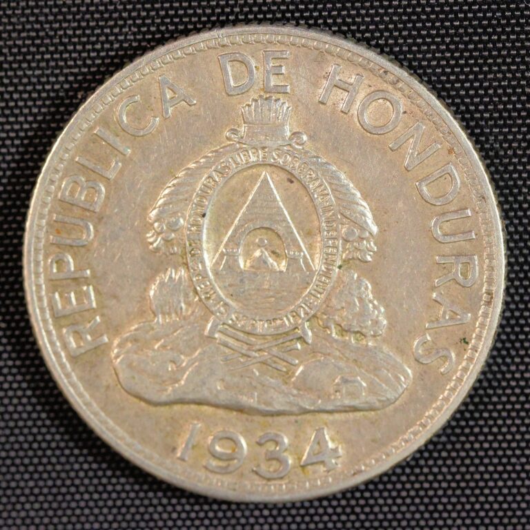 Read more about the article 1934 Honduras Silver One Lempira Coin – Scarcer Date – 90% Silver KM#75