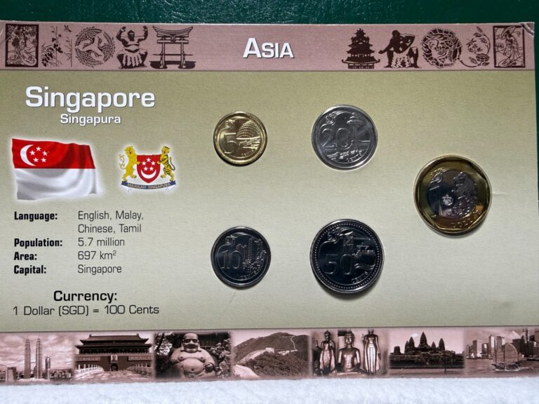 Read more about the article Littleton World Coin Set – Singapore 5 coins