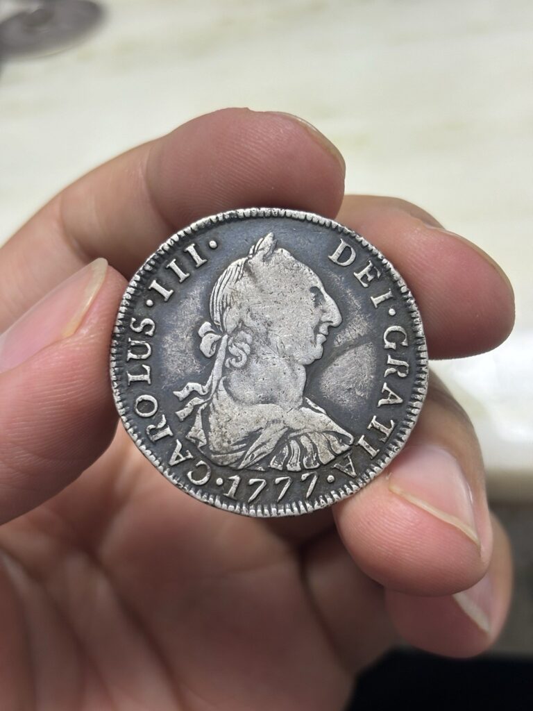 Read more about the article 1777 PTS PR Bolivia Rare 4 Reales Silver Coin