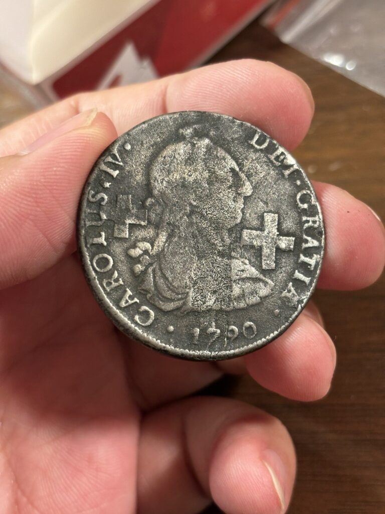 Read more about the article 1790 PTS PR Carlos IV Bolivia 8 Reales Forgery