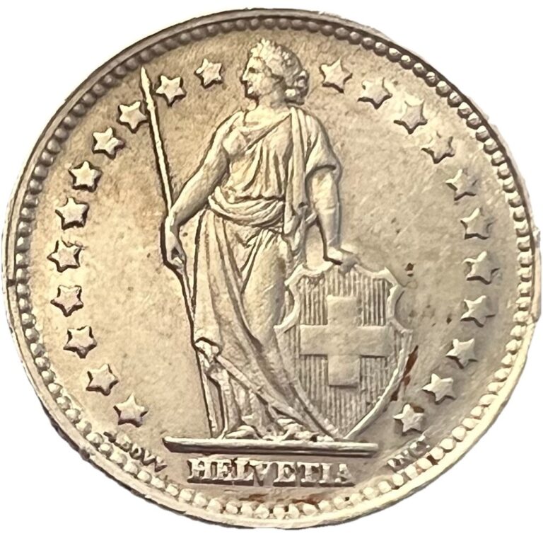 Read more about the article 1946 Switzerland 1 Franc Silver Coin – Combined Shipping – Lot C72a