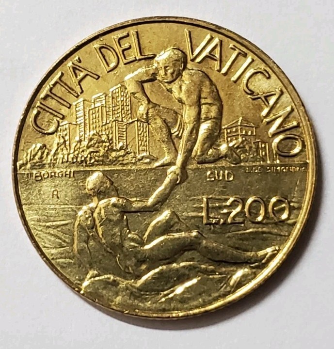 Read more about the article 1998 Vatican City 200 Lire Coin