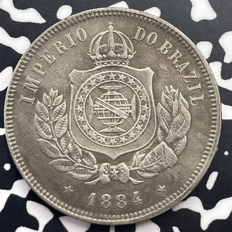 Read more about the article 1884 Brazil 200 Reis Lot#C2873 Nice!