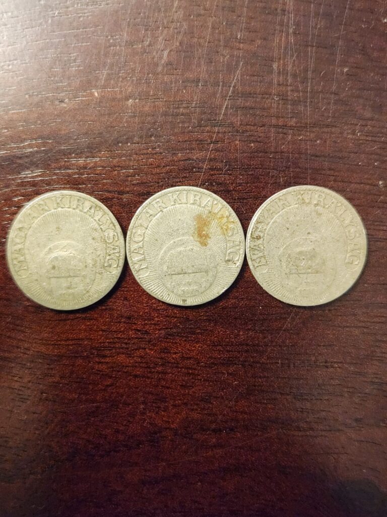 Read more about the article 1926-1940 BP Kingdom of Hungary 10 Fillér Coin FREE SHIPPING Copper-nickel