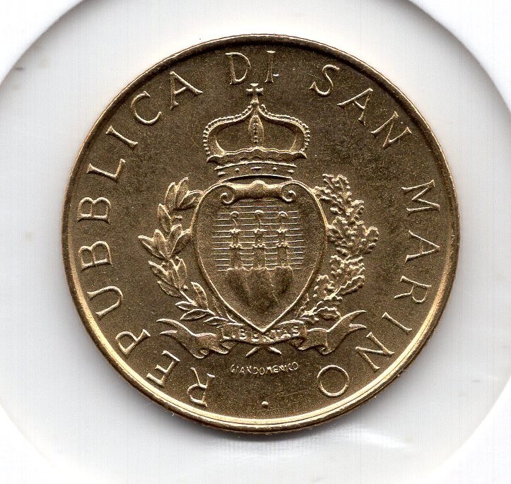 Read more about the article San Marino – 200 Lire 1987 R Unc Castle of Borgo Maggiore (822)