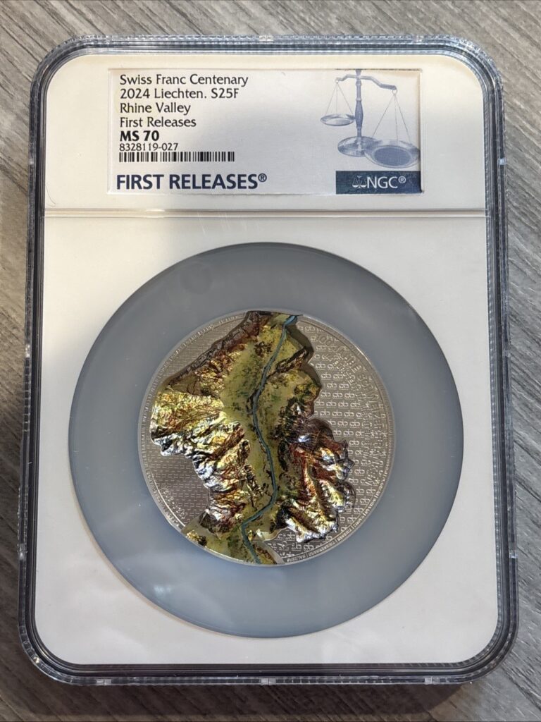 Read more about the article 2024- Liechtenstein Rhine Valley- 5 Ounce- NGC- MS70- First Release