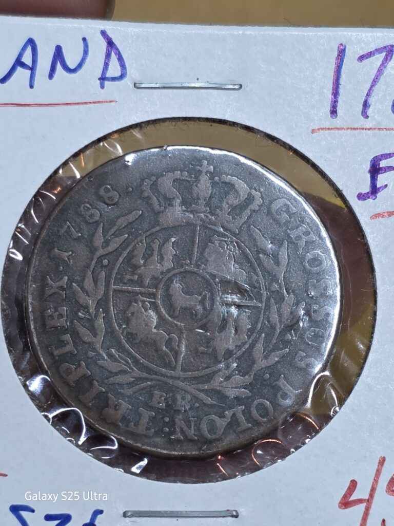 Read more about the article 1788 EB POLAND 3 GROSZE  COIN