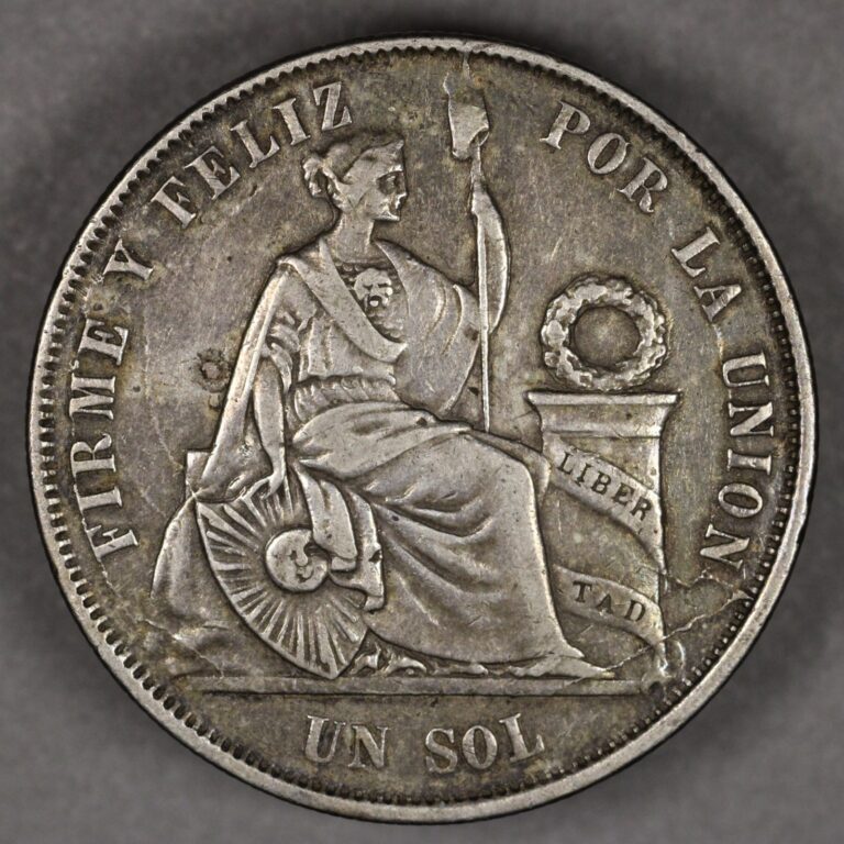 Read more about the article 1868 Peru Silver 1 Sol