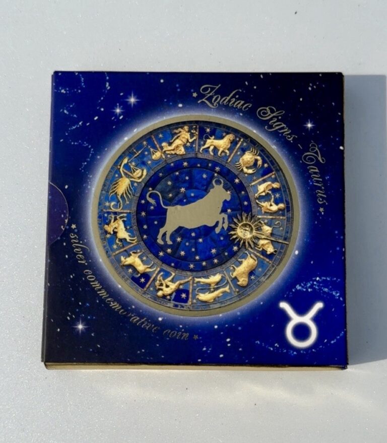 Read more about the article Belarus 2013  TAURUS. Sign of the Zodiac  20 rubles  1oz Silver  Gilded