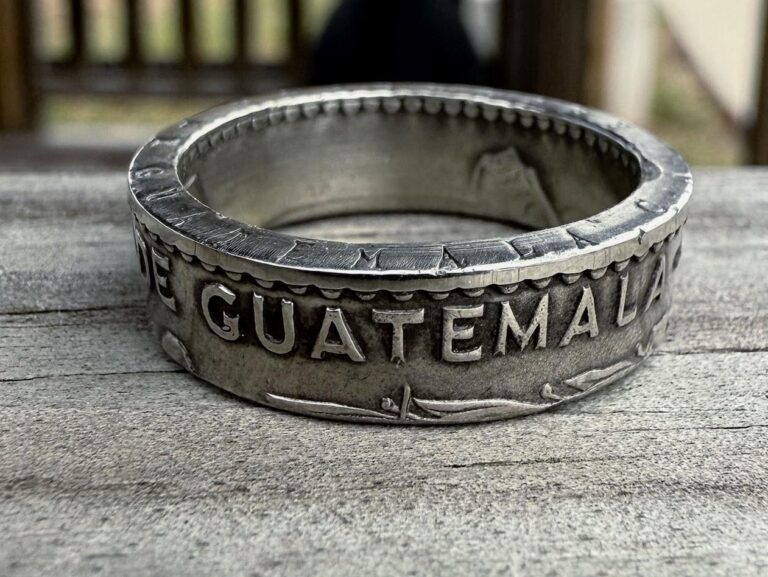Read more about the article Guatemalan Coin Ring: República De Guatemala  Chapin Anillo Sizes 5-12