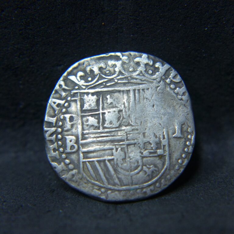 Read more about the article BOLIVIA 1578-1592 PHILIP II 1 REAL COB SILVER COLONIAL – VF 3.16 Grams
