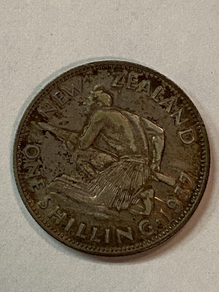 Read more about the article New Zealand Silver 1937 Shilling  Free Shipping in US!