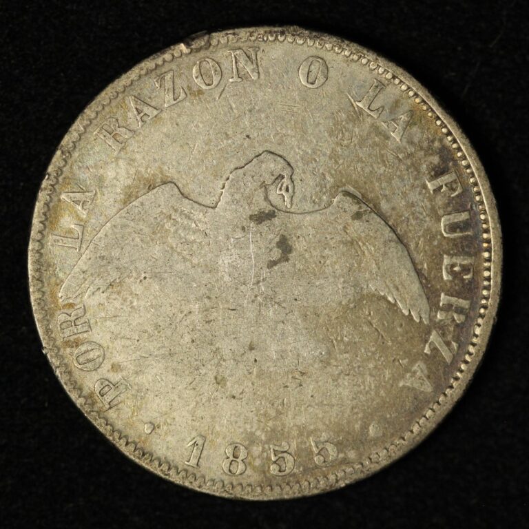 Read more about the article 1855 Chile 50 Centavos – Free Shipping USA