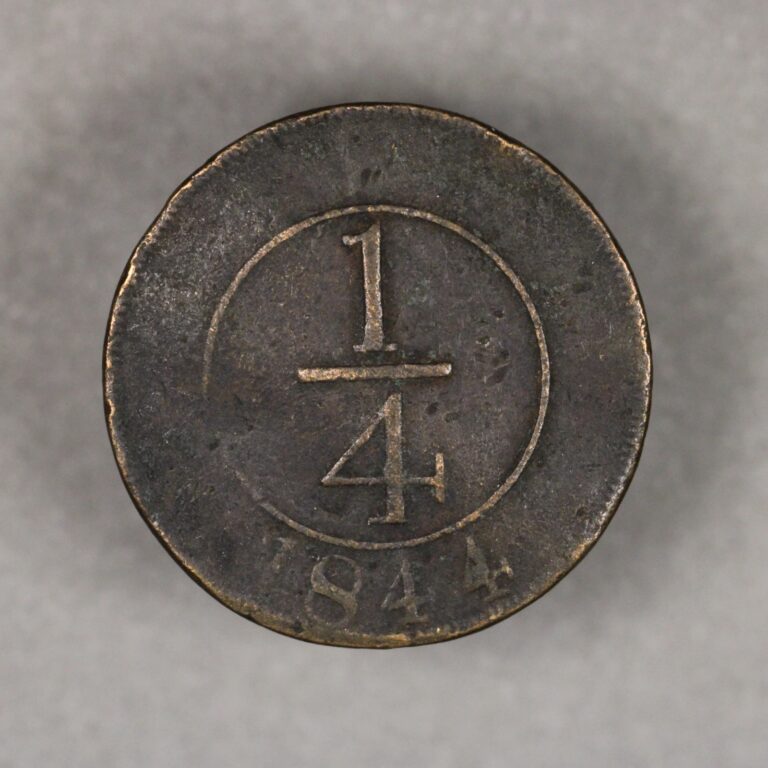 Read more about the article 1844 Dominican Republic 1/4 Real