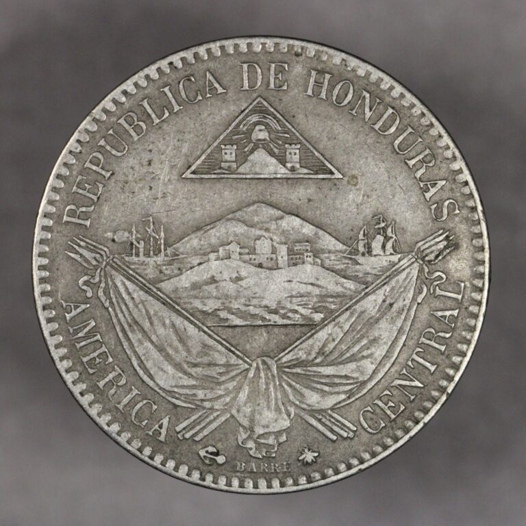 Read more about the article 1869 A Honduras 1/4 Real