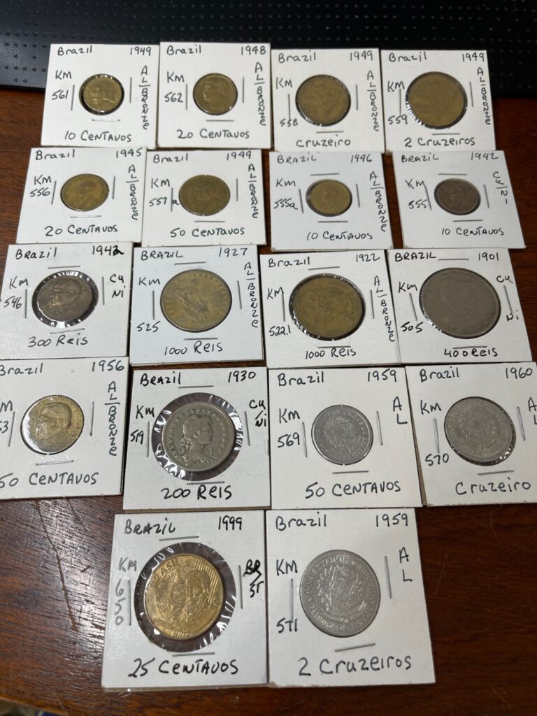 Read more about the article Assorted Brazil 18 Coins lot