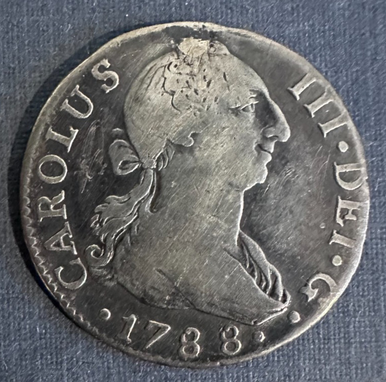 Read more about the article 1788 Spain 2 Reales Silver Coin — Nicely Toned — Ships Free