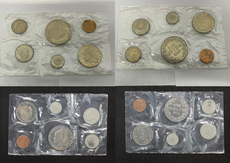 Read more about the article TWO 1972 Liberia Proof Sets 6 Coins  Just Cello Nicely Toned over 52 Years