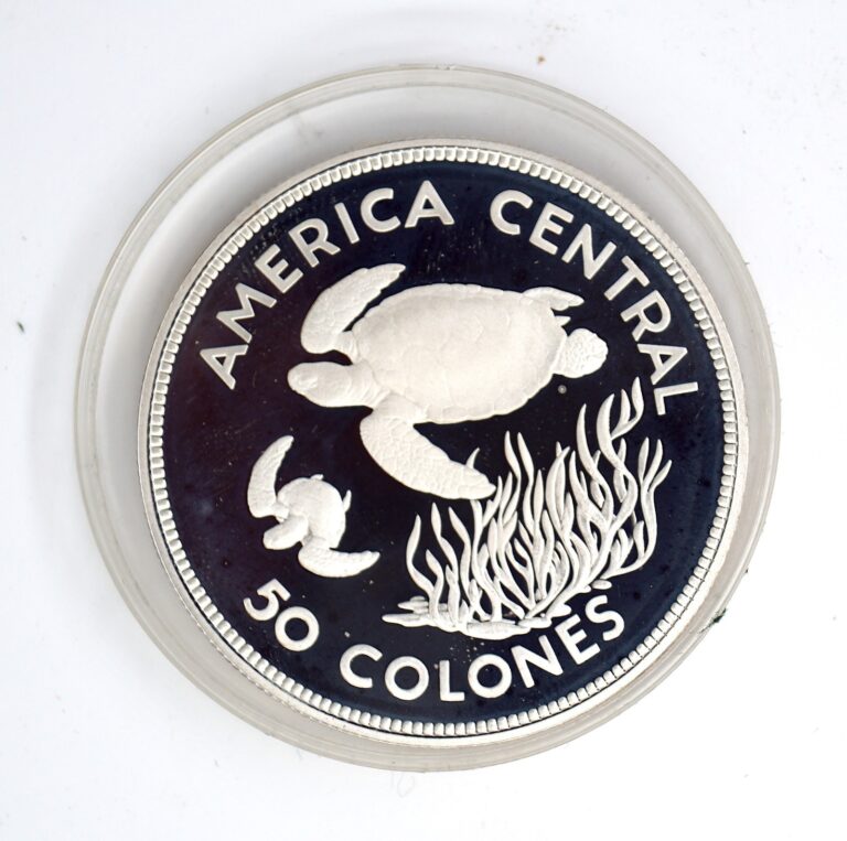 Read more about the article COSTA RICA 1974 SILVER PROOF SEA TURTLE – WORLD WILDLIFE CONSERVATION SERIES