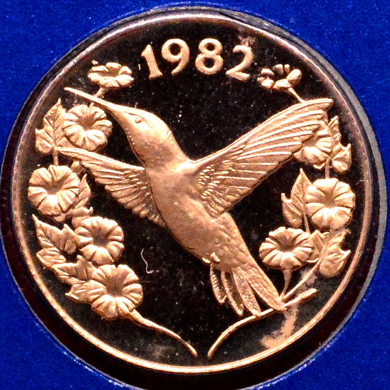 Read more about the article PANAMA 1982 GOLD PROOF 20 BALBOAS HUMMINGGBIRD W/OGP CONTAINS  0.0344 TR OZ GOLD