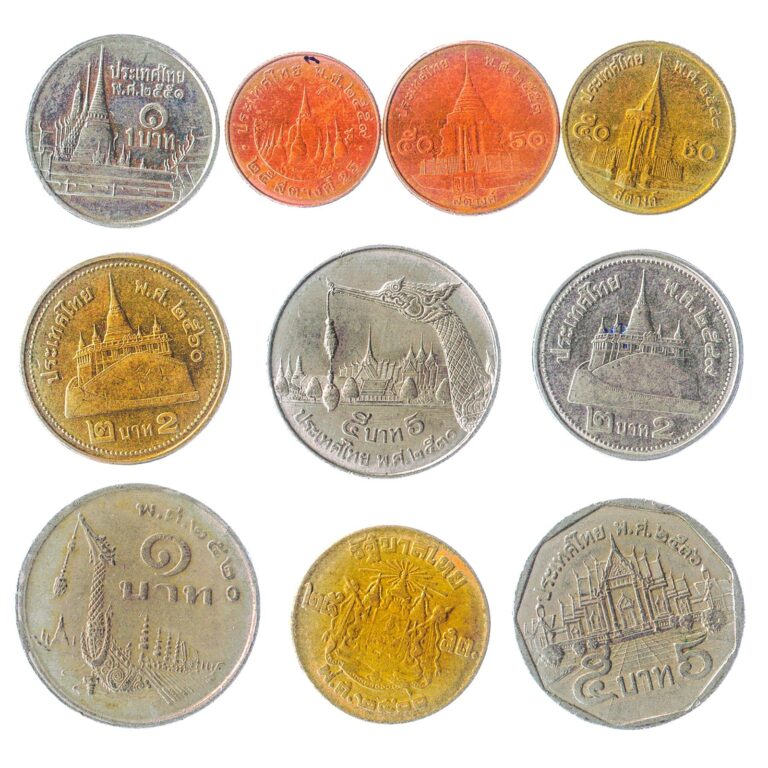 Read more about the article Thailand Coins Satang Baht | Collection of 10 | Budhist Temples 1950 – 2020