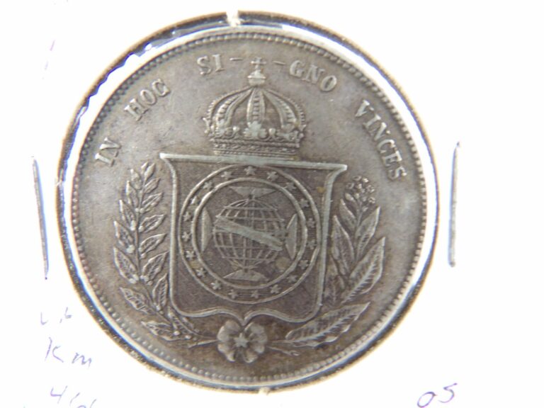 Read more about the article 1855 Brazil 2000 Reis – Silver Coin