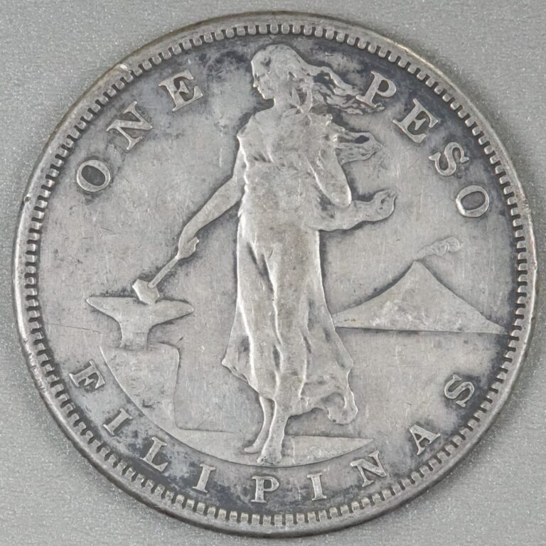 Read more about the article Philippines 1907 S 1 Peso. .5144oz Silver.