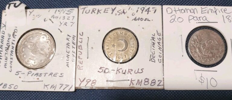 Read more about the article Foreign/World Silver: Turkey/Ottoman Empire/Turkish Silver Coins