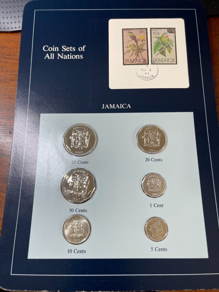 Read more about the article Coins set of all Nations Jamaica 6 coins lot High Value