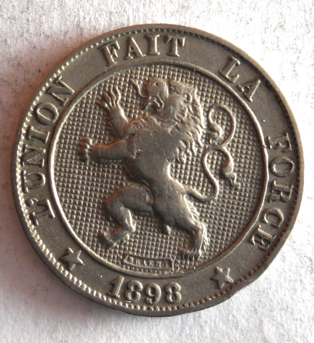 Read more about the article 1898 BELGIUM 5 CENTIMES – AU – RARE DATE – Excellent Coin – FREE SHIP – Bin #747