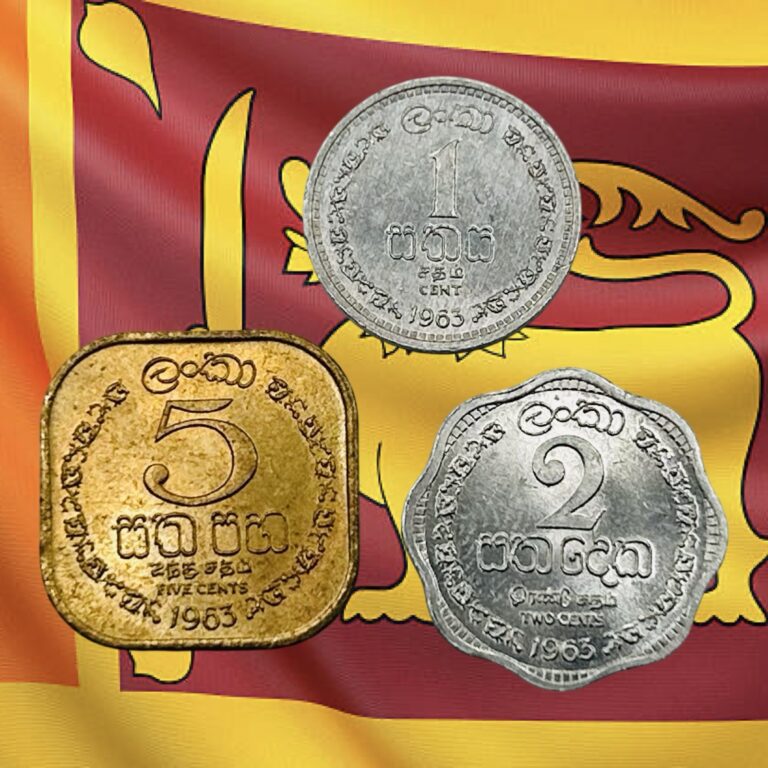 Read more about the article Lot of 3 British Ceylon / Sri Lanka Coins – 1963 AU/UNC – Combined Ship