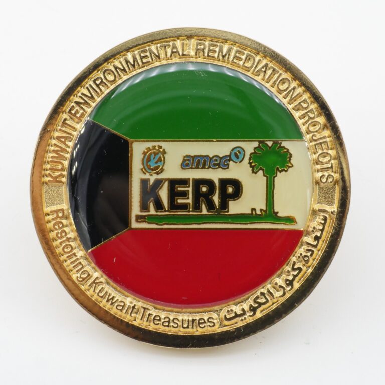 Read more about the article [206] Kuwait Environmental Remediation Project (KERP) Challenge Coin – 4cm
