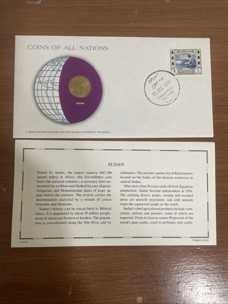 Read more about the article Sudan –  5 Millimes  Coin – 1978 – Coins of All Nations Series – World Coin