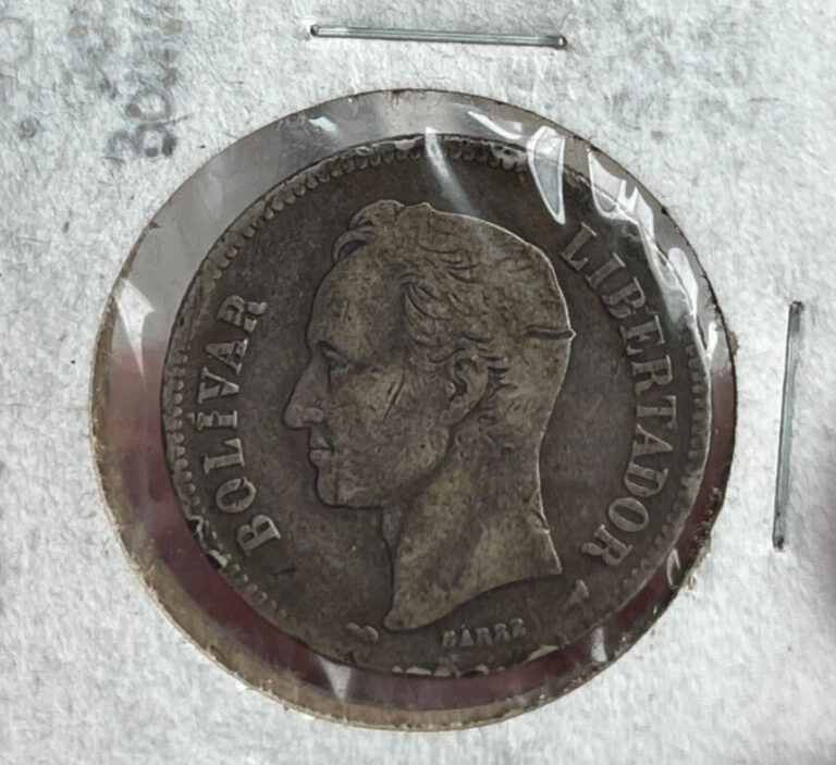 Read more about the article 1904 Venezuela 2 Bolivares – Silver L2