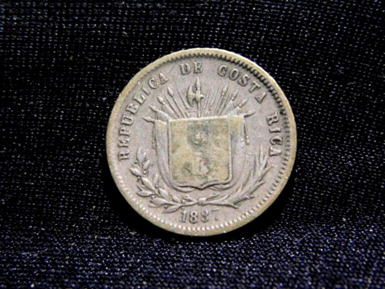 Read more about the article 1887 Costa Rica Silver 5 Centavos