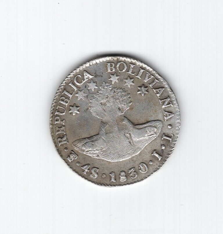 Read more about the article BOLIVIA 4 soles 1830 silver coin