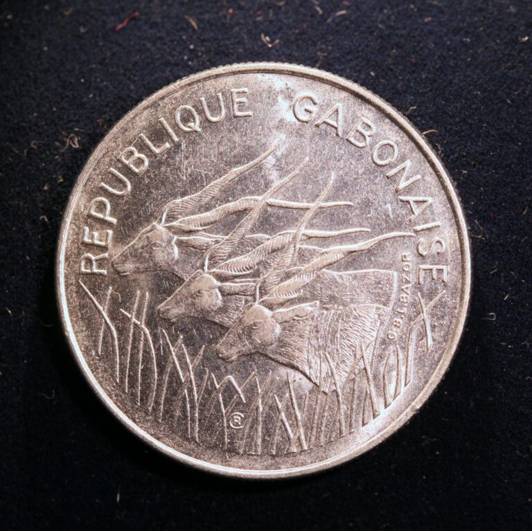 Read more about the article FOREIGN COIN – Gabon  100 Francs  1972  KM-12  NICE UNCIRCULATED CONDITION