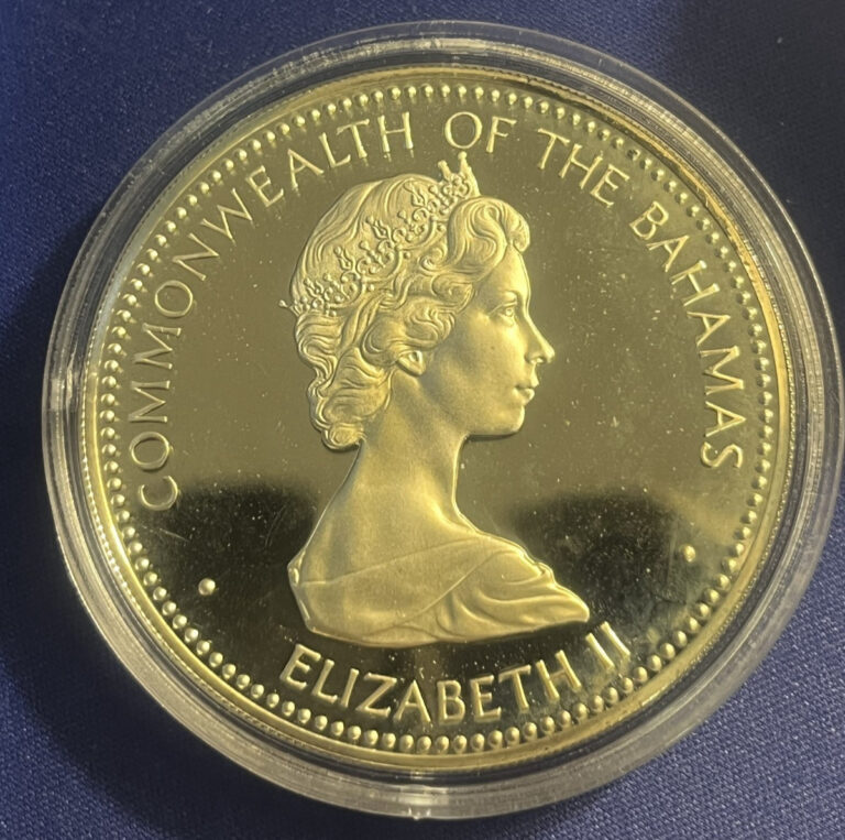 Read more about the article 1973 Bahamas $10 Silver Proof Coin • KM 42 • .925 Sterling Silver • 1.48 oz ASW