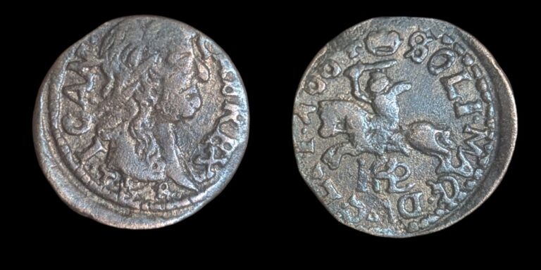 Read more about the article Poland Lithuania coin – Solidus Schilling – John II Casimir Vasa Year 1664