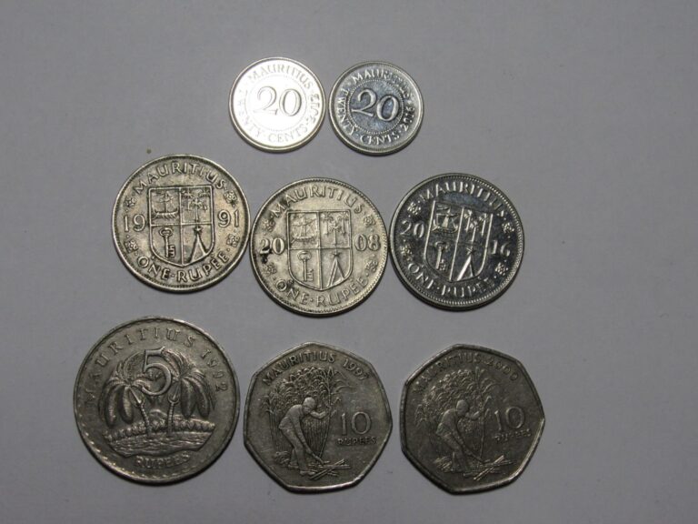 Read more about the article Lot of 8 Different Mauritius Coins – 1991 to 2016 – Circulated