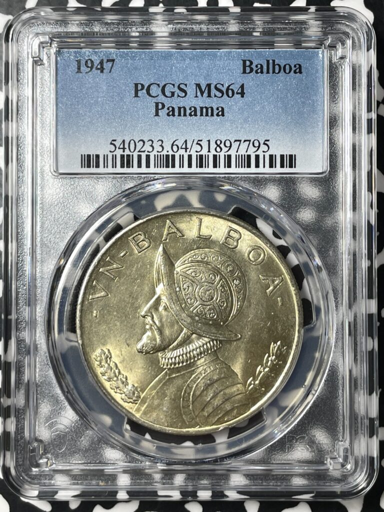 Read more about the article 1947 Panama 1 Balboa PCGS MS64 (Many Available) (1 Coin Only) Silver!