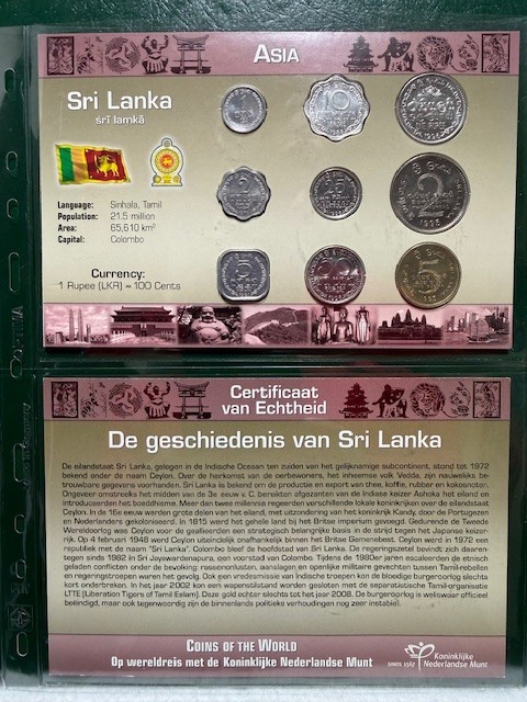 Read more about the article Littleton World Coin Set – Sri Lanka 9 coins with card