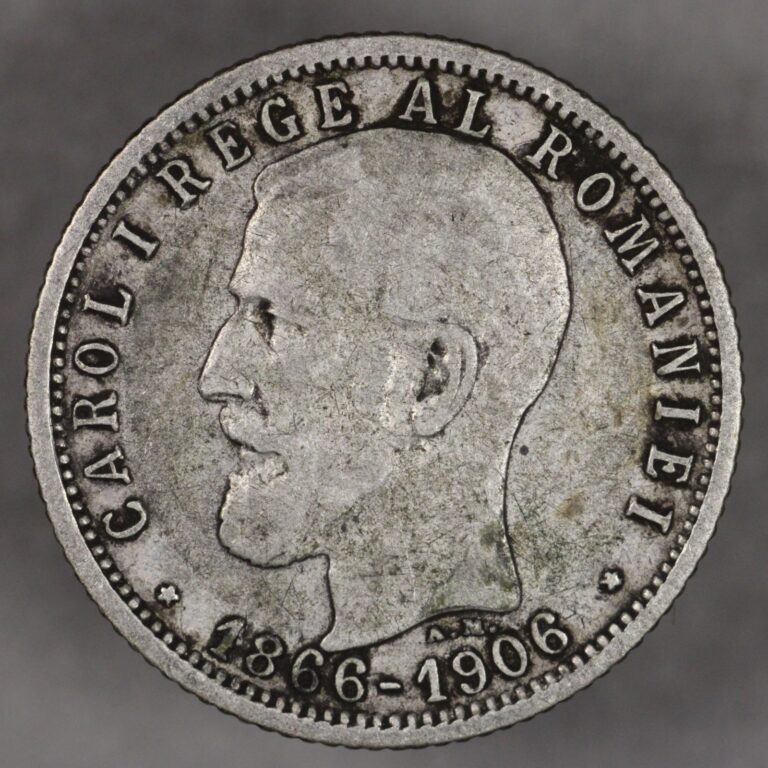 Read more about the article 1906 Romania Silver 1 Leu