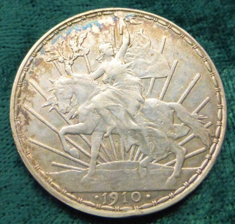 Read more about the article Mexico 1910 Un 1 Peso Horse and Rider Caballito (Crown Size Libertad Silver coin)