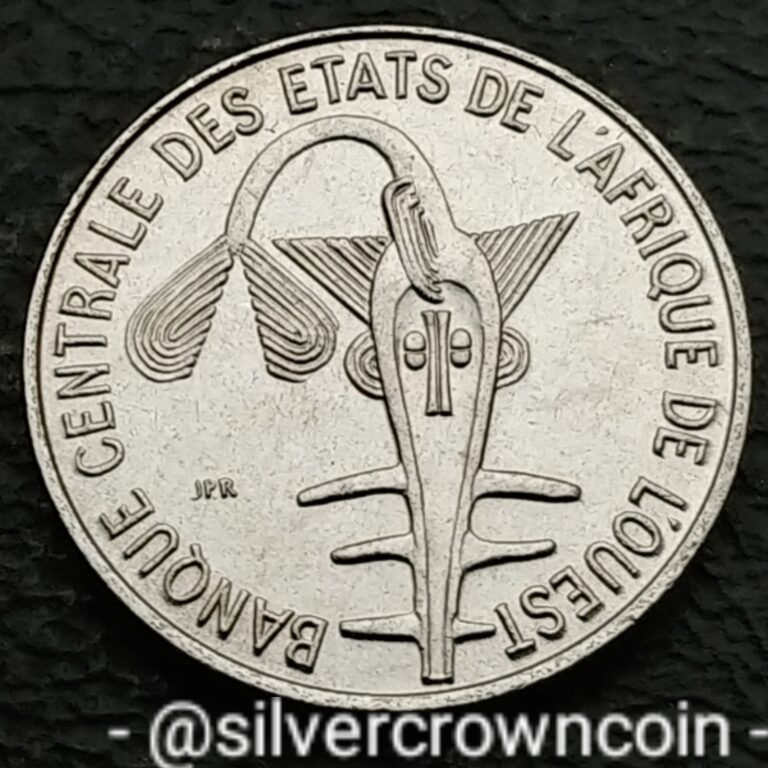 Read more about the article West African States 🇸🇳 🇧🇯 🇧🇫 🇳🇪 1 Franc 1978 (a). KM#8. 1$ coin. Taku.