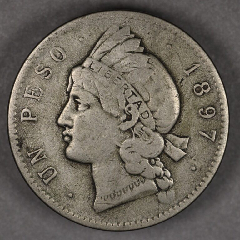 Read more about the article 1897 Dominican Republic Silver Peso