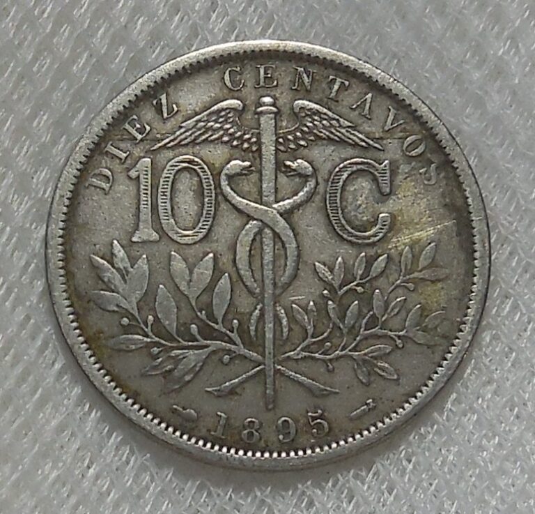 Read more about the article 1895 BOLIVIA 10 CENTAVOS COIN