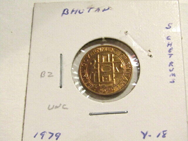 Read more about the article Bhutan 1979 5 Chhetrums Bronze unc Coin